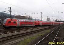 RE 7 Rhein-M�nsterland-Express (Rheine-Krefeld). Hier in Hagen Hbf. 17.11.2007.
