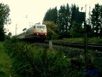 103 222-6 mit Messzug H�he Peine Richtung Braunschweig