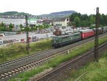 Am Samstag den 31.07.2004 konnte ich Reztbach-Zellingen die gr�ne 151 049 knippsen