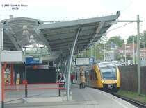 CORADIA Lint Nr.23 der Bahngesellschaft Syntus nach Winterswijk am 13.05.2003 in Arnhem