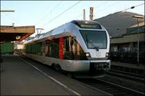Der Aktuelle Ruhr-Sieg Verkehr: ET22007 legt als ABR99731, (RB91  RUHR-SIEG-BAHN  von Siegen nach Hagen, in Plettenberg einen Halt ein. (17.12.07)