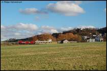 120 502-0 mit ST 92219 von Stuttgart-Bad Cannstatt nach N�rdlingen am 05.12.07 bei Goldsh�fe aufgenommen.