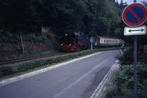 Rennsteigbahn, Zug kurz vor Bahnhof St�tzerbach