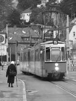 K�nnte ein Bild aus lang vergangen Jahren sein... damals, als die 15er die Paradestrecke der SSB war und der GT-4 auf der H�he seiner Laufzeit! Aber, das Bild ist (leider) nur vom 04.12.2007 :(