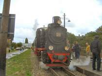 Lok 20 der Mansfelder Bergwerksbahn in Klostermannsfeld, Sommer 2006