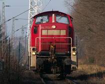 Auf dem Weg nach Oberhausen Osterfeld passiert diese 294 den Abzweig Grafenbusch. Das Foto stammt vom 19.12.2007