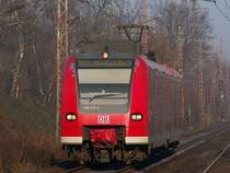 Diese 426 Einheit f�hrt als RB35 nach Duisburg Hauptbahnhof. Das Foto stammt vom 19.12.2007