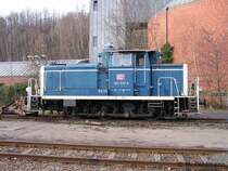 364 930-8 (ex 360 930-2, ex 260 930-3, ex V 60 930) Hersteller: MAK, Baujahr 1961, abgestellt im Werk Saarbr�cken-Nord am 14.12.2007