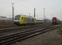 Der Herkules ER 20 004 am 09.12.2007 in Regensburg HBF.  