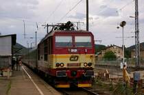 371 001 der CD mit EC am 26.07.2007 in Bad Schandau