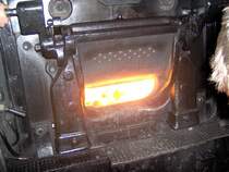 Fahrt mit s�chsischen Eisenbahnmuseum Chemnitz Hilbersdorf 12/2006, F�hrerstand