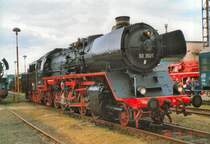 Lok 50 3501  im ehem. RAW Meiningen anllich einer Fahrzeugausstellung 2005