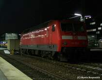 Die 120 102-9 stand am 27.Dezember 2007 im Stuttgarter Hbf abgestellt und wartete dort auf den nchsten Einsatz.