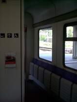 Mehrzweckabteil des Et 425.2. Eberbach,5.8.04