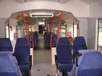 Innenansicht des VT 236 der HzL am 3.1.08 in Immendingen