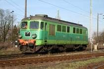 ST43-190 im Detsch/Polnischen Grenzbahnhof Guben am 19.02.07