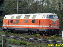 Diesellok LOCON 301. Wanne-Eickel Hbf, 21.10.2007.