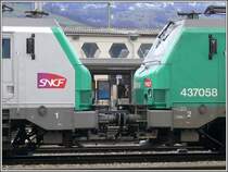 Zwei Prima-Schnauzen mit F�hrerstand 1 und 2 in Buchs SG. (07.01.2008)