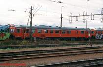 Ein Triebzug vom TYP Y1 1327 der Inlandsbanan am 26.07.1999 in �stersund.

