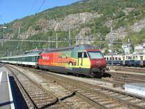 Re 460 018 Mobility et IR Brigue 20 septembre 2003