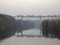 Unbekannte Br 185 mit G�terzug am 5. Januar 2008 zwischen Eglisau und H�ntwangen.