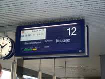 IC 2019 von Berlin-S�dkreuz nach Koblenz �ber Bielefeld Hamm Dortmund Hauptbahnhof Essen Hauptbahnhof in Hannover (4.1.2007)