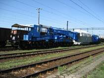 �sterreichischer Tragschnabelwagen von der FELBERMAYR am 20.05.2007 in Bydgoszcz Wschod (Bromberg Ost).
