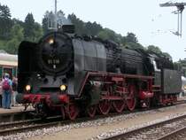 Diese Dampflok war am Wochenende zum Fest  Dampwoll�ken iwwer Ettelbr�ck  am Sonntag, den 10.06.07 mit einem Sonderzug aus Deutschland nach Ettelbr�ck zu Besuch gekommen.