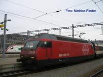 Re 460 000-3   Grauholz  in Z�rich am 18.01.08