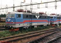 SJ Rc6 1395 steht abgestellt am 05.08.1999 in �nge.