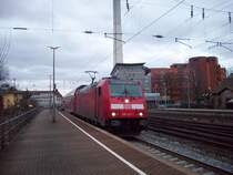 RE nach Schweinfurt, Bahnhof Erlangen.(19.01.08)