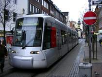 Linie 315 der Rheinbahn,in D�sseldorf-Altstadt,Haltestelle Flinger Strasse.(19.01.2008)