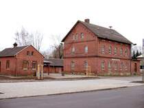 Das Empfangsgeb�ude von Eppendorf 40 Jahre nachdem der letzte Zug abgefahren ist. 20.01.08