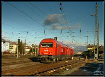 Dieselloks 2016 044 + 049 fahren als Lokzug durch den Bahnhof Zeltweg
23.1.2008