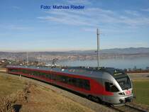 SOB Flirt auf der S 13 unterhalb Gr�nfeld am 28.01.08