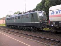 150 051-1 hat in Laufach am 27.6.2001 06:40 gerade angedockt, um einen G�terzug �ber die Spessartrampe nach Heigenbr�cken zu schieben.