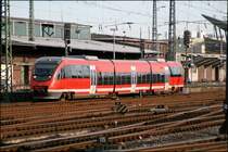 643 055 durchf�hrt den Hauptbahnhof Dortmund Richtung Abstellanlage. (03.02.2008)