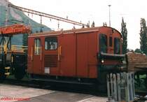 Tm II 756 am 17.05.1999 Sargans.
Hergestellt von Aebi 1995,Nr.1402.