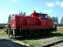 363 631 steht am 19.08.06 auf dem Betriebsgel�nde des Bw Lutherstadt Wittenberg. 
