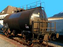 Auffangwagen(40819499421-1,Heimatbhf.Innsbruck Fbf.) ist in W�rgl Hbf abgestellt; 080220