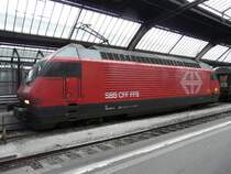 SBB - 460 049-0 * Pfannenstiel * im Hauptbahnhof von Z�rich am 01.01.2008