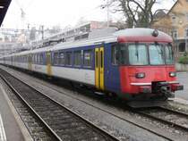SBB - Zwei Triebz�ge Typ 510 abgestellt im Bahnhof von Schaffhausen am 01.01.2008