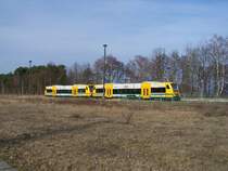 Wendisch-Rietz f�hrt die OE 36 
Aufgenommen am 20 Februar 08
