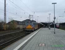 Holzzug mit der Die Lei ex DR BR 251 (?)am 19.11.2007 durch G�ttingen -> Northeim