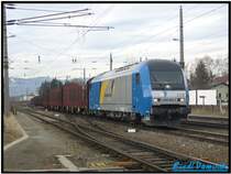 2016 903 der LTE f�hrt am 22.02.2008 in den Bahnhof Zeltweg ein.