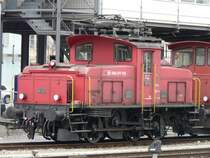 SBB - Rangierlok Ee 3/3 16386 abgestellt in Neuchatel am 19.01.2008