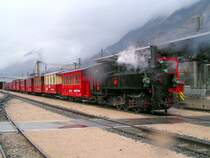 Lok3 mit den Nostalgie-Wagen f�r Winterdampfsonderzug Nr211; 080312