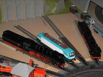 Die 10 002, die 05 003 und die E 412 von RTC im BW. 