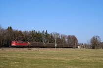 140 003 mit G�terzug bei �bersee (25.02.2008)