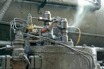 BR 50 3636 - Detailaufnahme am Dampfzug  Feuriger Elias 